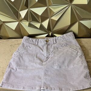 American Eagle Outfitters Lavender Corduroy Skirt